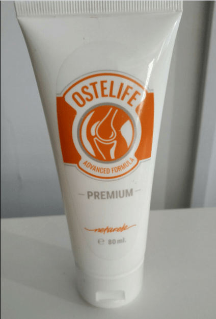Foto tuby so krémom, skúsenosti s používaním Ostelife Premium Plus