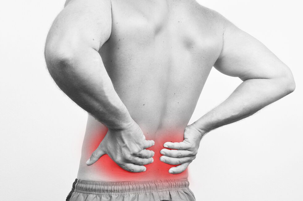 bolesť chrbta v bedrovej oblasti